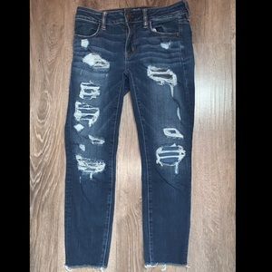 American Eagle Outfitters Ripped Cropped Jegging 4
